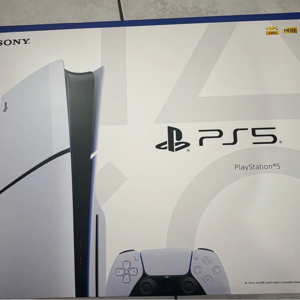 Sony PS5 Console - White and Black